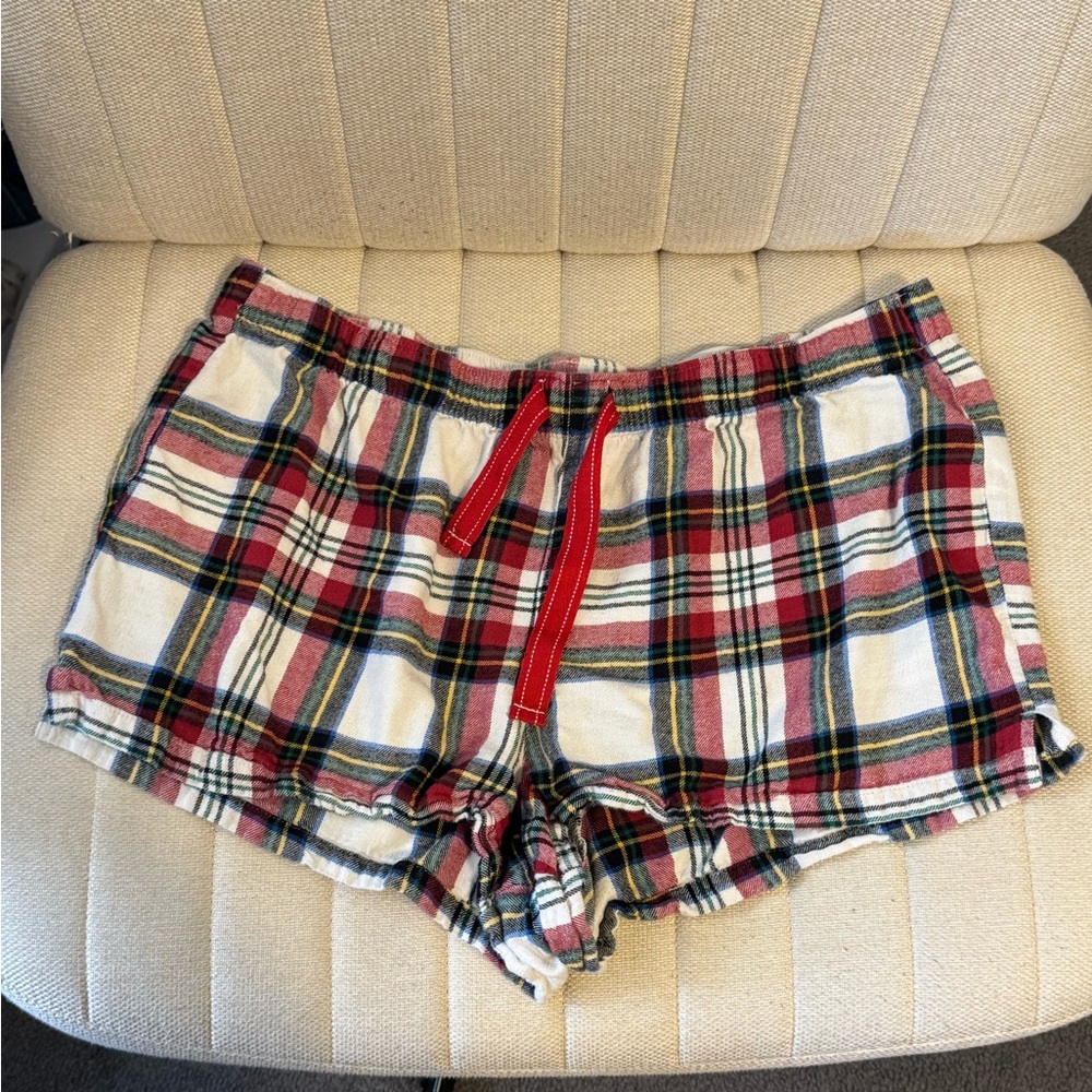 Women’s Old Navy Multicolor Plaid Pajama Shorts: L